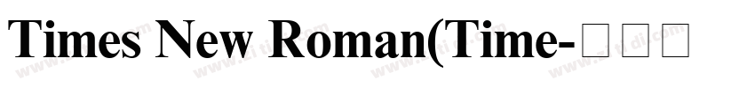 Times New Roman(Time字体转换